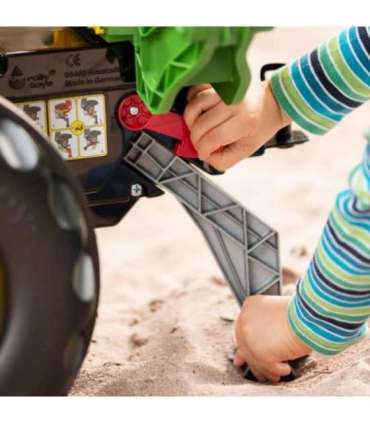 John Deere RollyBackhoe - Rolly Toys ekskavaator eemaldatava kühvliga