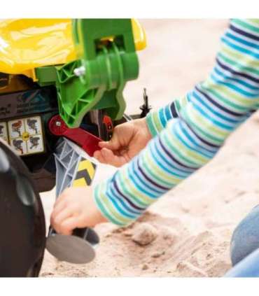 John Deere RollyBackhoe - Rolly Toys ekskavaator eemaldatava kühvliga