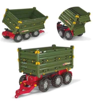 Rolly Toys rollyTrailer Suur 3-teljeline Multi-haagis