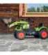 Педальный трактор Falk Claas с прицепом и ковшом