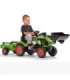 Педальный трактор Falk Claas с прицепом и ковшом