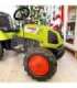 FALK Claas pedaaltraktor, suur, koos haagisega, sobib alates 3. eluaastast