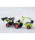 FALK traktor CLAAS Arion haagisega — kaevur, kopp + laadur. Sobib alates 2. eluaastast.