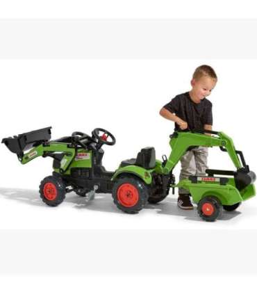 FALK traktor CLAAS Arion haagisega — kaevur, kopp + laadur. Sobib alates 2. eluaastast.