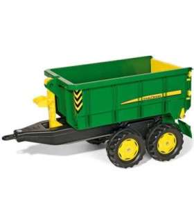 Rolly Toys большой двухосный прицеп-самосвал John Deere