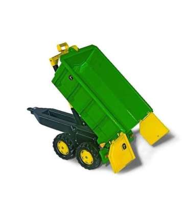Rolly Toys suur kaheteljeline John Deere kallutatav haagis