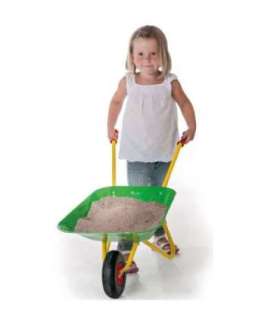 Rolly Toys металлическая тачка для сада и строительства, зелёная