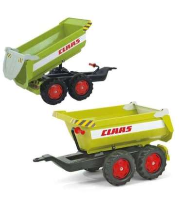 Rolly Toys rollyTrailer kallutatav haagis Halfpipe CLAAS