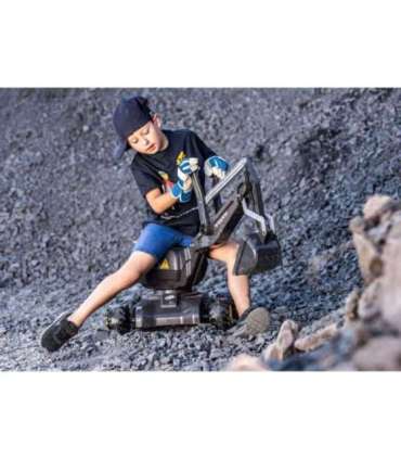 Rolly Toys Volvo rollyDigger iseliikuv ekskavaator - must pöörlev sõidumänguasi