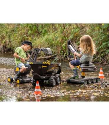 Rolly Toys Volvo rollyDigger iseliikuv ekskavaator - must pöörlev sõidumänguasi