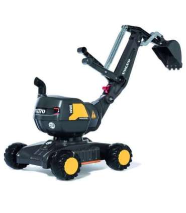 Rolly Toys Volvo rollyDigger iseliikuv ekskavaator - must pöörlev sõidumänguasi