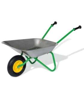 Серая металлическая тачка для детей Rolly Toys