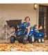 FALK New Holland pedaaltraktor, sinine, koos haagisega, alates 3. eluaastast