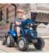 FALK New Holland sinine pedaaltraktor haagisega, sobib alates 3. eluaastast