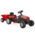 WOOPIE Farmer GoTrac MAXI pedaaltraktor koos haagisega — vaiksed rattad