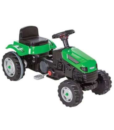 WOOPIE pedaaltraktor Farmer GoTrac vaiksete ratastega