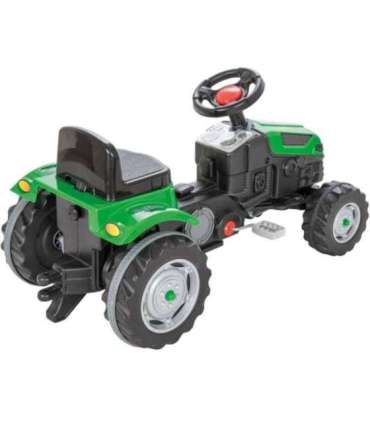 WOOPIE pedaaltraktor Farmer GoTrac vaiksete ratastega