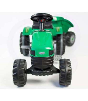 WOOPIE pedaaltraktor Farmer GoTrac vaiksete ratastega