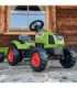FALK Claas traktor roheline, pedaalidega, haagisega + sarv, alates 2. eluaastast
