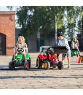 FALK Red Supercharger pedaaltraktor haagisega, alates 3. eluaastast