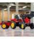 FALK Red Supercharger pedaaltraktor haagisega, alates 3. eluaastast