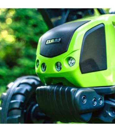 FALK педальный трактор с ковшом и прицепом, зелёный CLAAS, от 3 лет