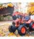 FALK Kubota mängutraktor, oranž, koos haagisega, sobib alates 3. eluaastast