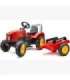 FALK 'Red Supercharger' pedaaltraktor koos haagisega, avatav, alates 3. eluaastast