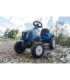 FALK pedaaltraktor New Holland, suur, haagisega ja avatava kapotiga, sobib alates 2. eluaastast