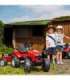 FALK Massey Ferguson pedaaltraktor, punane, haagisega, alates 3. eluaastast