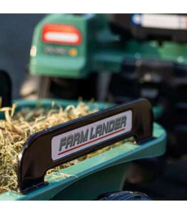 FALK Lander traktor, roheline, pedaalidega koos haagisega, alates 3. eluaastast