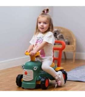 FALK Maurice трактор-каталка, зелёный — толкатель/каталка с ящиком для хранения, с 1 года