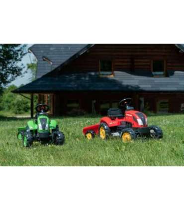 FALK Country Farmer pedaaltraktor haagisega, roheline, 2–5-aastastele