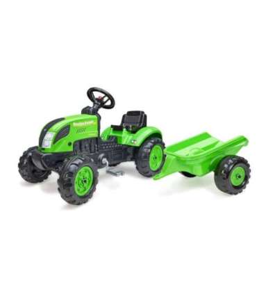 FALK Country Farmer pedaaltraktor haagisega, roheline, 2–5-aastastele