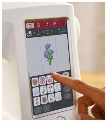 SINGER Sewing machine embroidery machine SE 9185 WiFi Electric current White