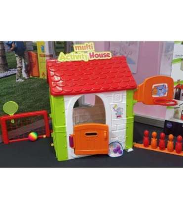 FEBER tegevusmaja — multifunktsionaalne 6-ühes mängumaja koos kaasasolevate mängudega