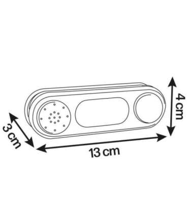 SMOBY Elektroniczny Dzwonek Doorbell Szary