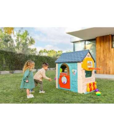 FEBER Casual mitmefunktsiooniline tegevusmaja 6-ühes koos kaasasolevate mängudega