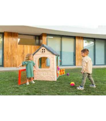 FEBER Casual mitmefunktsiooniline tegevusmaja 6-ühes koos kaasasolevate mängudega