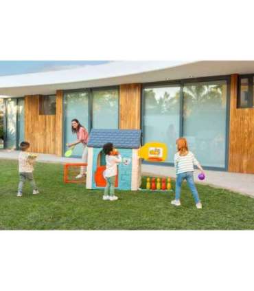 FEBER Casual mitmefunktsiooniline tegevusmaja 6-ühes koos kaasasolevate mängudega