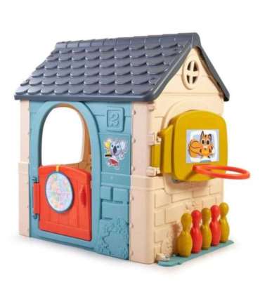 FEBER Casual mitmefunktsiooniline tegevusmaja 6-ühes koos kaasasolevate mängudega