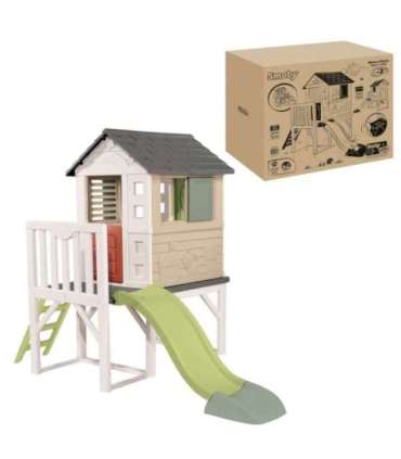 Smoby Domek Na Palach Ze Zjeżdżalnią