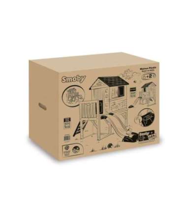 Smoby Domek Na Palach Ze Zjeżdżalnią