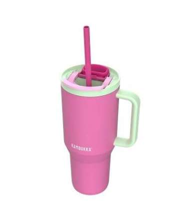 Thermal mug with telescopic straw Kambukka Rio Tumbler 950ml Bubblegum Mint