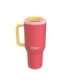 Thermal mug with telescopic straw Kambukka Rio Tumbler 950ml Pink Papaya