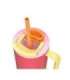 Thermal mug with telescopic straw Kambukka Rio Tumbler 950ml Pink Papaya