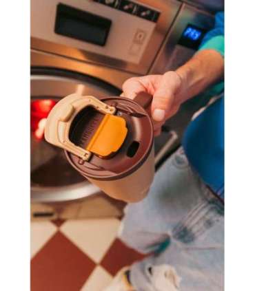 Thermal mug with telescopic straw Kambukka Rio Tumbler 950ml Almond Dream