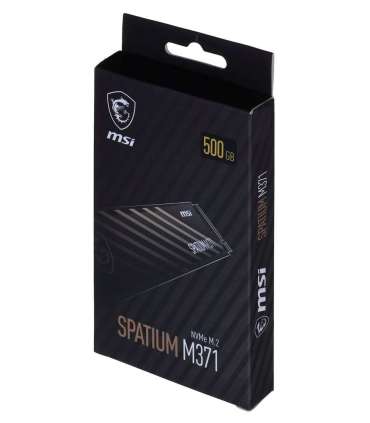 MSI SPATIUM M371 NVME M.2 internal solid state drive 500 GB PCI Express 3.0
