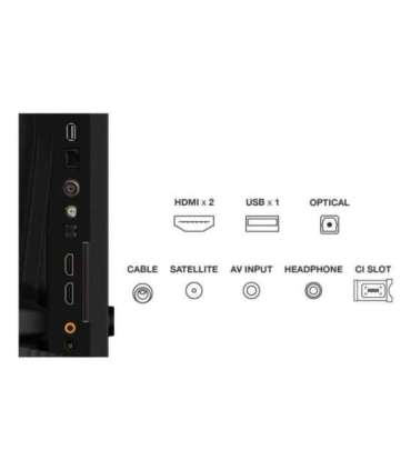 TCL S59K 40S59K TV 101.6 cm (40") Full HD Smart TV Wi-Fi Metallic