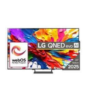 LG QNED evo AI 65QNED93A6A TV 165.1 cm (65") 4K Ultra HD Smart TV Wi-Fi Black
